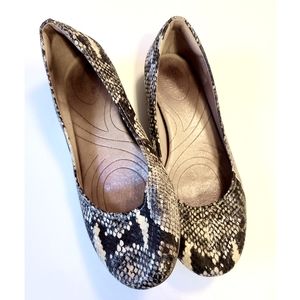 Clark's Snake Print Flats